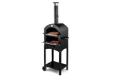NNEKG Cookmaster 3 in 1 Outdoor Charcoal Smoker Grill Pizza Oven
