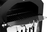 NNEKG Cookmaster 3 in 1 Outdoor Charcoal Smoker Grill Pizza Oven