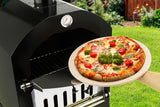 NNEKG Cookmaster 3 in 1 Outdoor Charcoal Smoker Grill Pizza Oven
