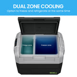NNEMB 55L Portable Fridge Freezer 12V/24V/240V for Camping-Car-Caravan-Boats