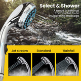 NNEMB Portable Gas Outdoor Camping Hot Water Heater System-with 12V Pump-Shower Head-Black