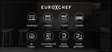NNEMB 10L Electric Digital Air Fryer with Rotisserie-Rotating Fry Basket-Rack and Tongs-White
