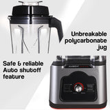 NNEMB Commercial Blender Quiet Enclosed Processor Smoothie Mixer Cafe Fruit