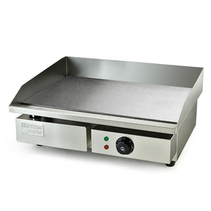 NNEMB Commercial Electric Flat Griddle Large 55x45cm 10A Countertop