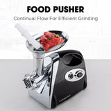 NNEMB 2800W Electric Meat Grinder Mincer Sausage Filler Kibbe Maker Stuffer Kitchen
