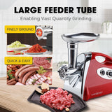 NNEMB Electric Meat Grinder Sausage Maker Filler Mincer Stuffer Kibbe