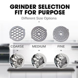 NNEMB Electric Meat Grinder Sausage Maker Filler Mincer Stuffer Kibbe