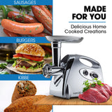 NNEMB 2800W Electric Meat Grinder Mincer Sausage Filler Kibbe Maker