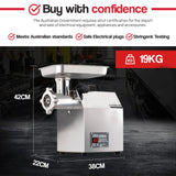 NNEMB Meat Grinder Mincer Food Commercial Electric Machine Chopper Shredder