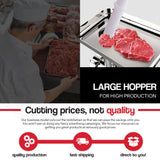 NNEMB Meat Grinder Mincer Food Commercial Electric Machine Chopper Shredder