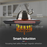 NNEMB Electric Induction Portable Cooktop Ceramic Hot Plate Kitchen Cooker 10AMP
