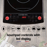 NNEMB Electric Induction Portable Cooktop Ceramic Hot Plate Kitchen Cooker 10AMP
