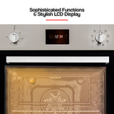 NNEMB 60cm 80L 8 Functions Built In Electric Wall Oven