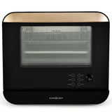 NNEMB 18L 9-in-1 Combi Steam Oven and Air Fryer-Black
