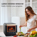 NNEMB 18L 9-in-1 Combi Steam Oven and Air Fryer-Black