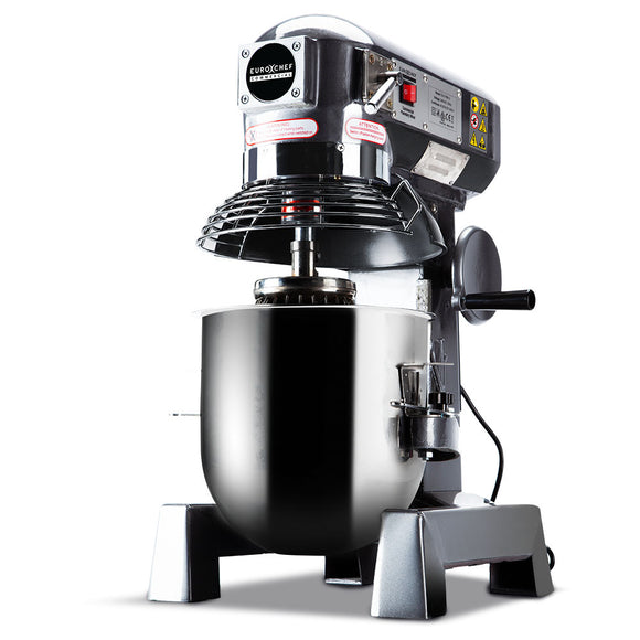 NNEMB Silver 10L Commercial Grade Planetary Mixer
