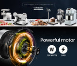 NNEMB Silver 10L Commercial Grade Planetary Mixer