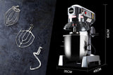 NNEMB Silver 10L Commercial Grade Planetary Mixer