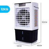 NNEMB 45L 125W Evaporative Air Cooler Portable Industrial Fan-Purifier-Humidifier-Remote Control
