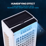 NNEMB 35L 220W Evaporative Air Cooler Portable Industrial Fan-Purifier-Humidifier-Remote Control