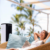 NNEMB 12L Evaporative Air Cooler Portable Home Fan-Purifier-Humidifier-Ioniser-Remote Control