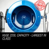 NNEMB 220L Portable Electric Concrete Cement Mixer