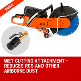 NNEMB Concrete Cut Off Demolition Saw Wet Demo Road Cutter Brick