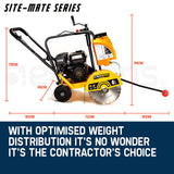 NNEMB Concrete Road Saw-Cutter Tools Push Construction Petrol 7HP Wet