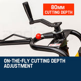 NNEMB Concrete Road Saw-Cutter Tools Push Construction Petrol 7HP Wet