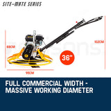 NNEMB 36 Troweller Machine-Trowelling Power Trowel Concrete Helicopter