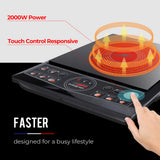 NNEMB Electric Induction Cooktop Portable Kitchen Cooker Ceramic Cook Top