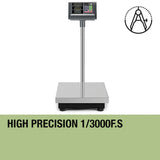 NNEMB 150kg/20g Platform Weighing Scales Electronic Digital Accurate Heavy-Duty Commercial Floor Scale
