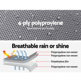 NNEDSZ 20-22ft Cover Campervan 4 Layer UV Water Resistant