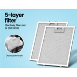 NNEDSZ Rangehood 600mm Range Hood Stainless Steel Built In Kitchen Canopy 60cm