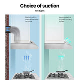 NNEDSZ Rangehood 600mm Range Hood Stainless Steel Built In Kitchen Canopy 60cm