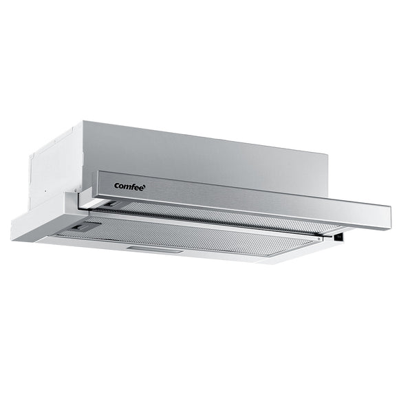 NNEDSZ Rangehood 600mm Range Hood Slide Out 60cm Stainless Steel Kitchen Canopy