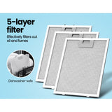 NNEDSZ Rangehood 900mm Range Hood Stainless Steel Built In Kitchen Canopy 90cm