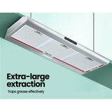 NNEDSZ Rangehood 900mm Range Hood Stainless Steel Built In Kitchen Canopy 90cm