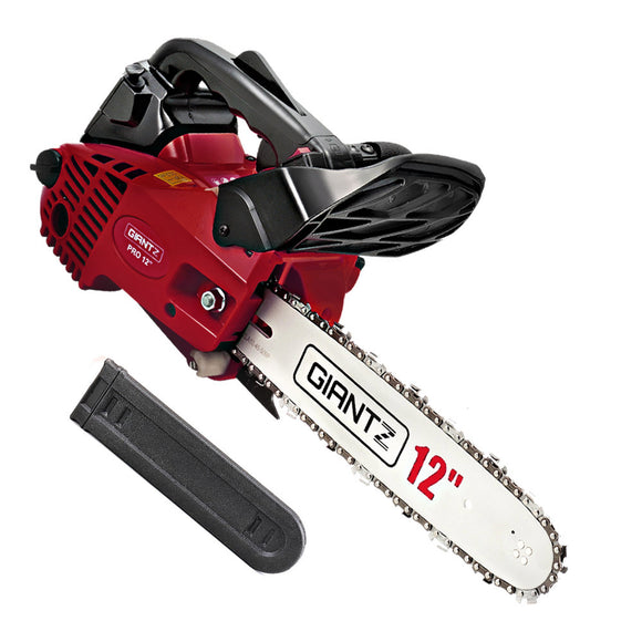 NNEDSZ 25CC Commercial Petrol Chainsaw - Red & Black