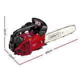 NNEDSZ 25CC Commercial Petrol Chainsaw - Red & Black