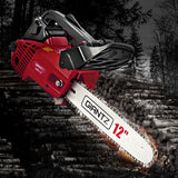 NNEDSZ 25CC Commercial Petrol Chainsaw - Red & Black