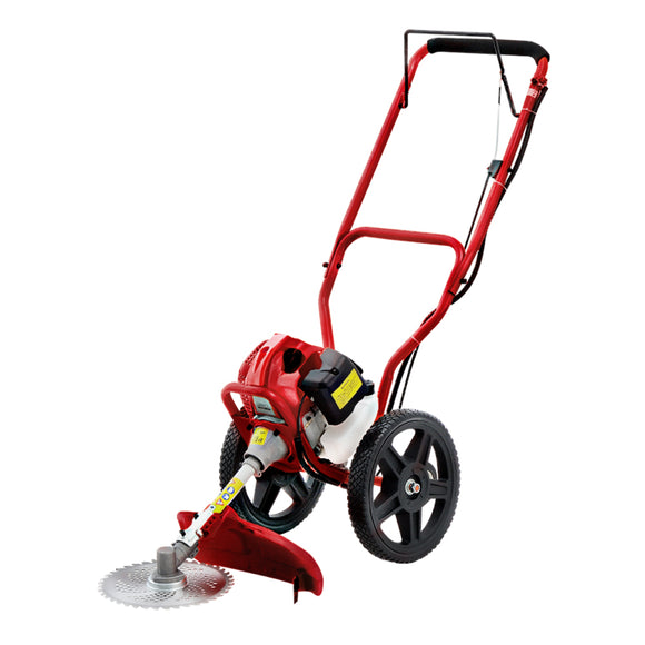 NNEDSZ 3-in-1 62cc Petrol Wheel Brush Cutter Whipper Saw Trimmer 2 Stroke