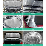 NNEDSZ 20sq/ft Car Sound Deadener Butyl Heat Proof Insulation Noise Deadening