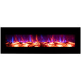NNEMB 105cm Wall Mounted Electric Fireplace Heater with Flame Effect Options