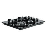 NNEDSZ Gas Cooktop 60cm 4 Burner Glass Cook Top Cooker Stove Hob NG LPG Black