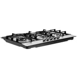 NNEDSZ Gas Cooktop 90cm Kitchen Stove Cooker 5 Burner Stainless Steel NG/LPG Silver
