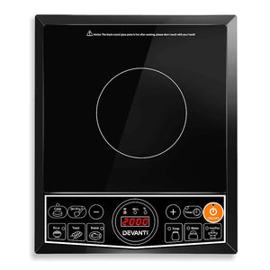 NNEDSZ Portable Single Ceramic Electric Induction Cook Top - Black