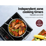 NNEDSZ Portable Single Ceramic Electric Induction Cook Top - Black