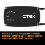 NNEMB 25A AGM Lithium 12V Smart Battery Charger-PRO25S