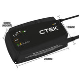 NNEMB 25A AGM Lithium 12V Smart Battery Charger-PRO25S